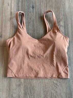 Lululemon Women's Align Tank Top Light Support, A/B Cup Dusty Clay Size 6